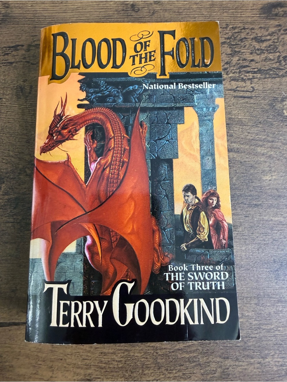 📚3 for 12📚 Blood of the Fold by Terry Goodkind Paperback